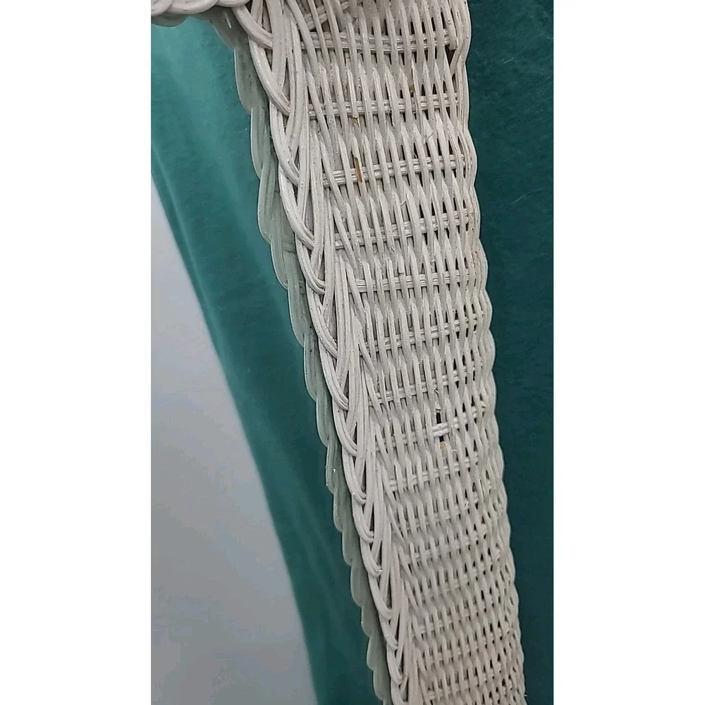 Vintage Wicker Mirror 24